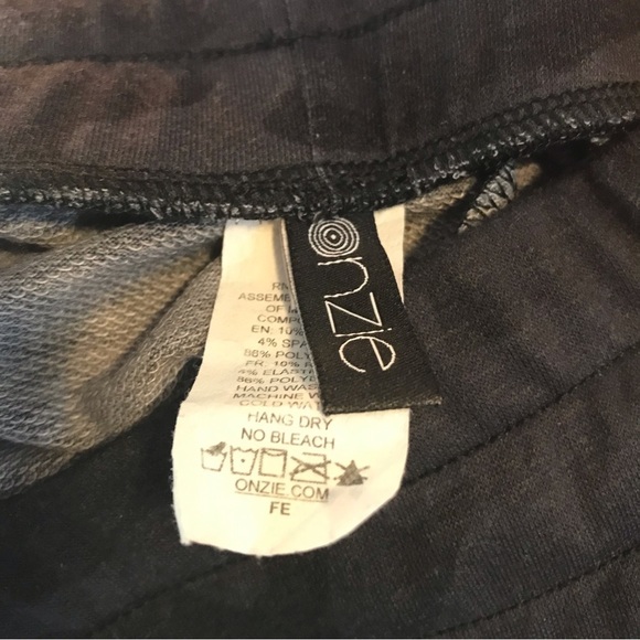 Onzie M/L Divine Sweet Jogger Pants Black Grey Camo Lounge Athleisure Comfy NEW - Picture 8 of 10